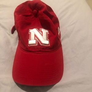 Nebraska baseball hat.